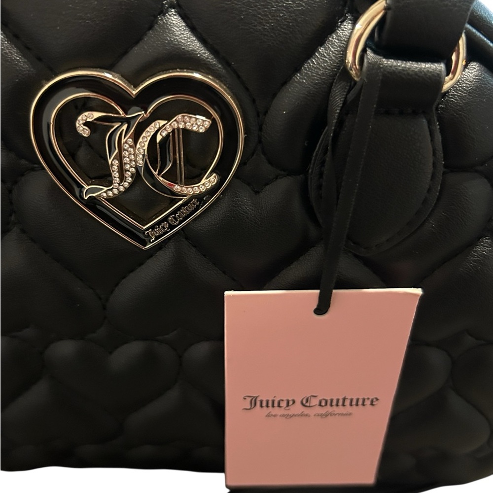 Juicy Couture Black Heart Crossbody Bag - Picture 2 of 6
